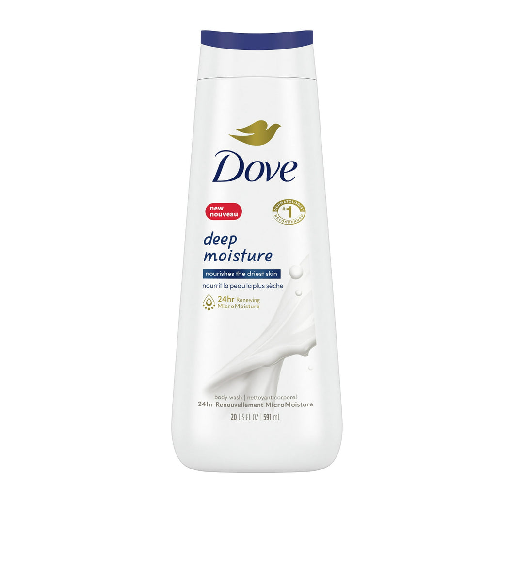 Dove Deep Moisture Body Wash, 20 Oz Bottle