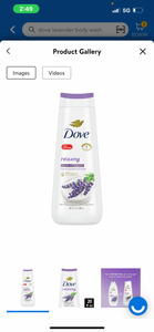 Dove Relaxing LavenderOil Chamomile Body Wash, 20 Oz